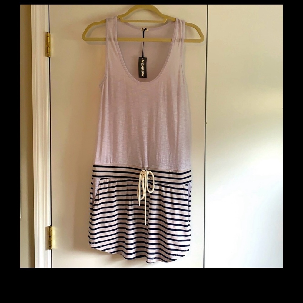 Monrow Drawstring Dress - Picture 2 of 2